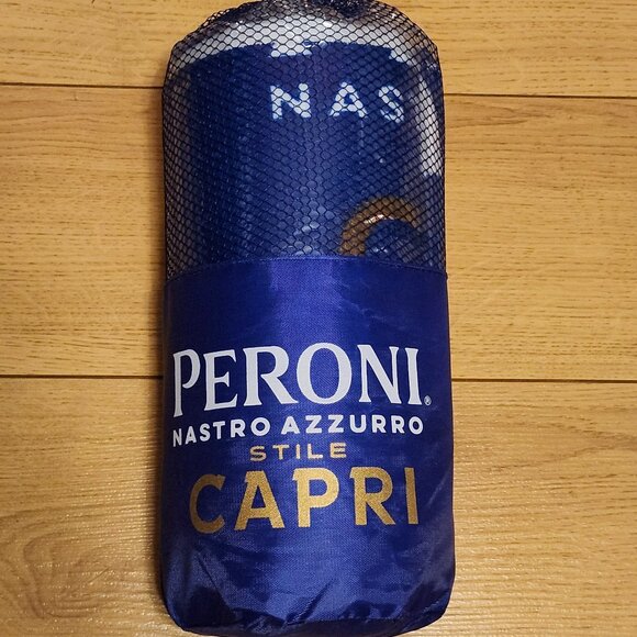 Peroni Nastro Azzurro Stile Capri Microfiber beach towel BNIP - Picture 1 of 4